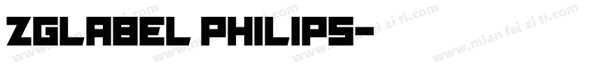 ZGlabel Philips字体转换